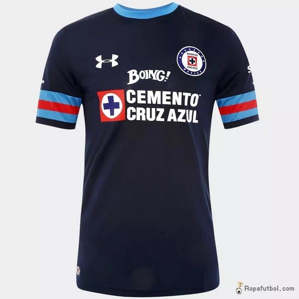 Camiseta Cruz Azul Replica Tercera Ropa 2016/17 Negro